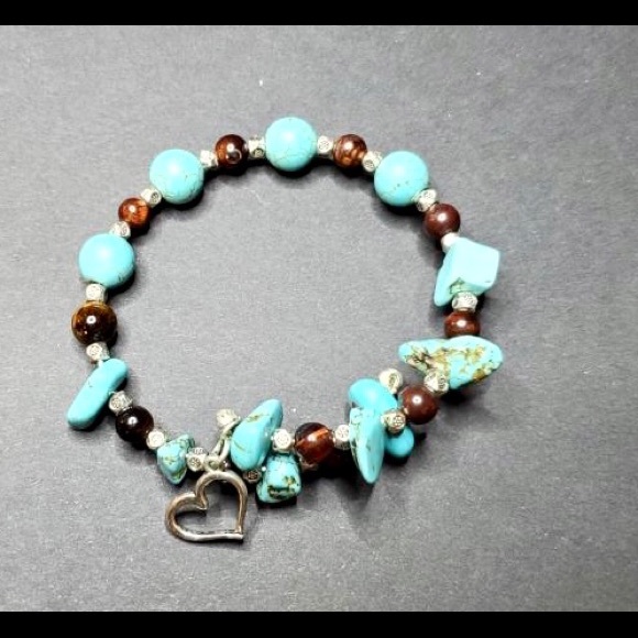 Handmade Beaded Wrap Style Bracelet - Picture 3 of 4